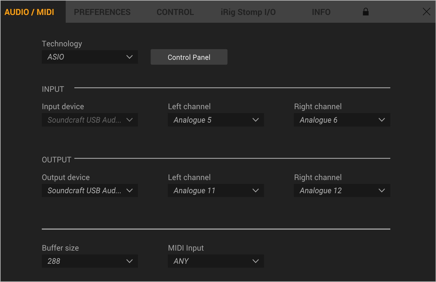 guitar rig 5 output not connected